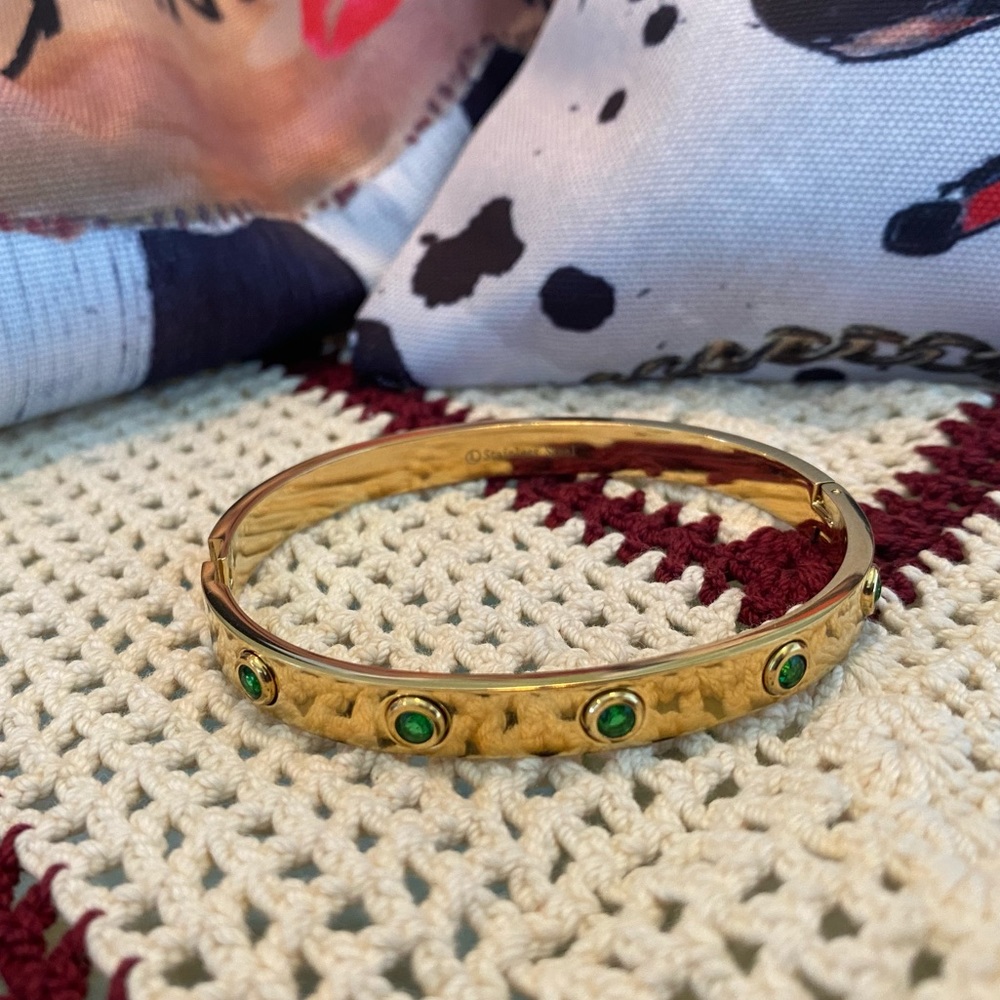 Gold cuff bracelet